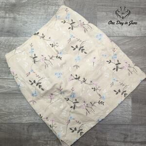 B. Moss Clothing Company Embroidered Linen Skirt Size 8